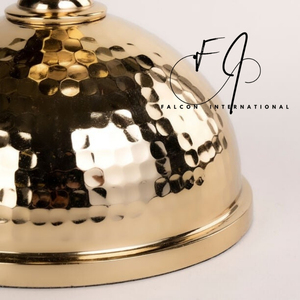 Mubkhara de style arabe avec marteau Bakhoor doré fini pour le Ramadan maison salon dessus de table décor parfums aromatiques - Product Image 5