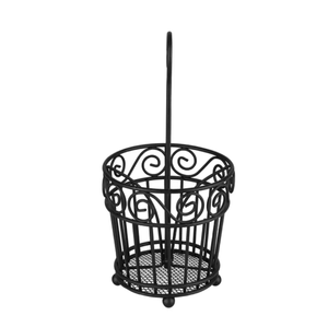 Latest Black Round Metal Wire Spoon Rest Cutlery Holder From Manufacturer & Exporter In India - Product Image 3