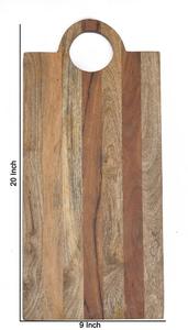 Planche à découper longue avec poignée, surface extra large et durable, idéale pour couper, servir le fromage et pour un style de cuisine moderne - Product Image 5