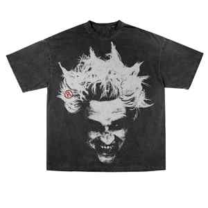 Camisetas de algodón OEM 100% para hombre, camiseta de manga corta de talla grande de alta calidad con logotipo de impresión digital DTG liso - Product Image 5