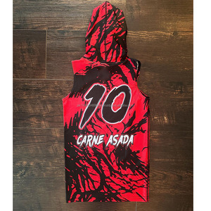 Ventes en gros d'uniformes de football américain 7V7 personnalisés imprimés par sublimation, respirants, nouveau design, vêtements de sport unisexes - Product Image 3