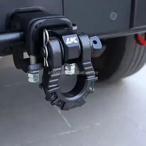 拖车零件长铝实心牵引挂接装置拉杆接收器5T 3/4英寸钩环重型越野