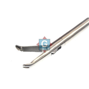 Portaagujas laparoscópicos manuales de acero inoxidable con Handel dorado a precios al por mayor - Product Image 4