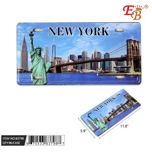Aimant de plaque New York 6 \ "X12 \" 96pc/cs Collection d'aimants de réfrigérateur élégants - Product Image 1