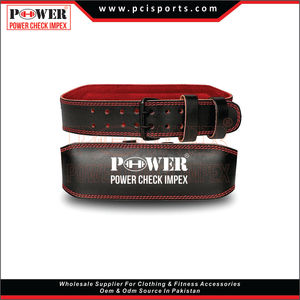 Cinturón de levantamiento de pesas de alta calidad al por mayor cinturón de levantamiento de pesas ajustable protector de gimnasio personalizado OEM de cuero - Product Image 2