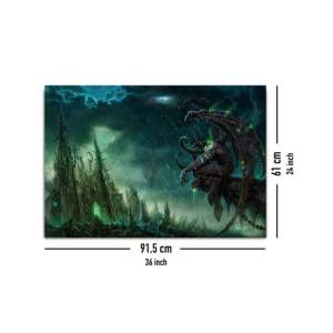 Modern Style World of Warcraft <b>Poster</b> Illidan Stormrage Wall Art Made of Paper - Product Image 5