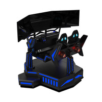 Machine d'intérieur populaire de jeu de tir de la réalité virtuelle VR des machines VR 9D de pièce de monnaie de divertissement