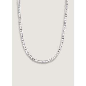 Diana Tennis 6.20ctw White Gold Diamond <b>Necklace</b> - Product Image 1