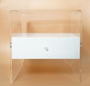 Modern Smart Floating Bed <b>Storage</b> Side Furniture Foldable Acrylic <b>Bedside</b> Cabinet for Bedroom Bathroom Home Furniture Several - Product Image 5