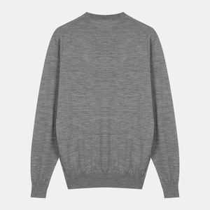 Sudadera Impermeable de Alta Calidad 100% Algodón para Hombre, Talla Grande, Invierno, Logotipo Personalizado, Cuello Redondo, Diseño Estampado, Tinte Liso - Product Image 2