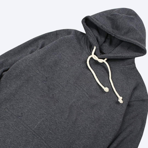 High Quality Men Pullover Hoodie Lined Fleece Plaid Acid Wash Discharge Printing Breathable Eco-Friendly Front Logo - Product Image 5
