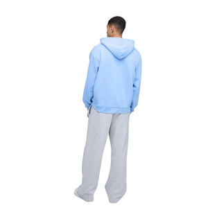 Sweat-shirt à capuche épais et léger pour homme, coupe oversize, épaules tombantes, en molleton, personnalisable avec logo, 100% coton premium uni - Product Image 2