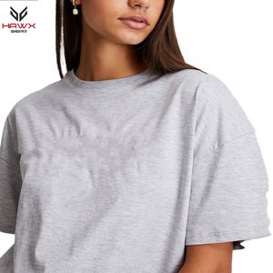 OEM personalizado de alta calidad 100% algodón lavado ácido camiseta mujer Unisex manga corta Oversize Street Top con estampado de verano patrón - Product Image 2