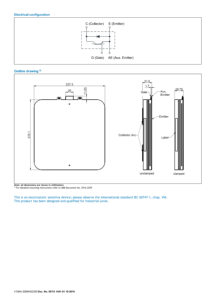 Module IGBT Hitachi Energy 5SNA 2000K452300 StakPak 4500V 2000A HVDC pour applications de disjoncteurs FACTS et de puissance pulsée - Product Image 5