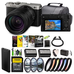 Full Frame Mirrorless Compact <b>Camera</b> with 28-200mm Lens 64GB SDXC Memory Card Filter Kit and Accessories SLR with CMOS Sensor - Product Image 1