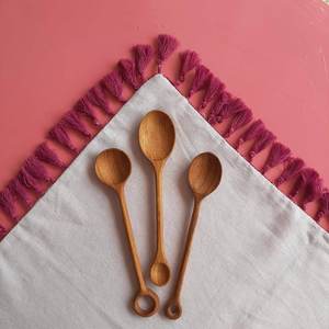 CUCHARA Y TENEDOR DE MADERA PERSONALIZADA DE DISEÑO CALIENTE CUCHARA PARA SERVIR MODELOS DE DIVERSIDAD A GRANEL NUEVO DISEÑO DE BLUE LOTUS FARM - Product Image 6