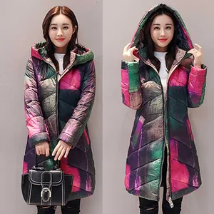 Chaqueta acolchada a prueba de viento gruesa con capucha brillante de diseñador para hombre 2022 venta al por mayor de moda personalizada de invierno soporte de punto informal aceptar OEM - Product Image 3