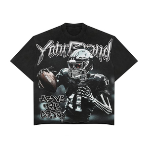 Camiseta pesada de algodón personalizada | Camiseta Premium para hombre con estampado gráfico único - Product Image 4