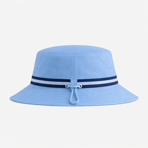 Chapeau Bob Uni Personnalisé de Haute Qualité avec Cordon de Serrage, Chapeau Bob en Coton Unisexe pour l'Extérieur et les Tenues Décontractées - Product Image 4