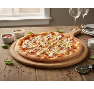 Tabla de Pizza de Madera para Cortar, con Forma de Horno, de la Mejor Calidad, al por Mayor, Personalizable para Cocina - Product Image 1