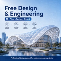 Personalización de Fábrica, Estructura de Acero para Estadios con Membrana ETFE