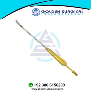 ASTUCE DE 7MM DE LARGE, ASCENSEUR DE SCALP AVEC ASPIRATION, 9 34 (24 CM), LÉGÈREMENT COURBE Facelift Browlift Instruments Rétracteurs Fabricant - Product Image 4