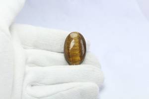 100% ธรรมชาติจริง Tiger Eye คริสตัลแท้ปรับเทียบขนาดรูปไข่ Cut รูปร่างอัญมณีสําหรับเครื่องประดับทําใช้ขายจํานวนมาก - Product Image 2