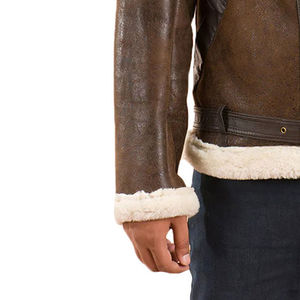 Veste en cuir pour homme tendance, design personnalisé OEM, séchage rapide, style streetwear, meilleur prix de gros, veste en cuir - Product Image 5