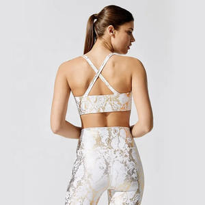 Ensemble de yoga sexy respirant de haute qualité à la vente chaude pour femmes, vêtements de sport de gym, spandex/polyester, produits Huzaifa - Product Image 2