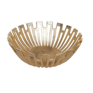 Elegantes Cuencos Decorativos para el Hogar y Eventos, Juego de Cuencos Contemporáneos Encajados, Cuencos con Acabado Dorado - Product Image 5