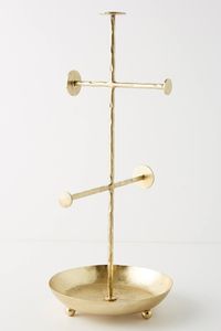 Présentoir à bijoux en métal doré une solution élégante pour présenter des bijoux à la maison ou dans les salles d'exposition - Product Image 2