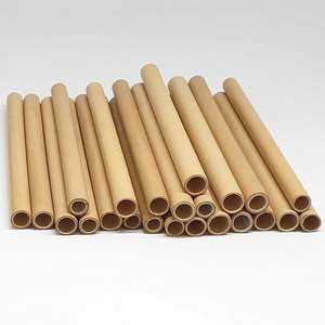 Pajitas desechables reutilizables y componibles de bambú natural 100% - Product Image 2