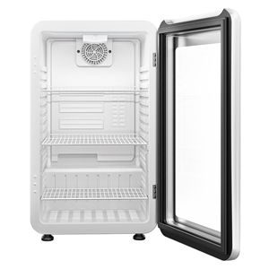 Mini Refrigerador Comercial para Bar - 495 mm - 113 L - con 1 Puerta de Vidrio y Bisagras Reversibles - Blanco - Puerta de Vidrio Doble - Product Image 6