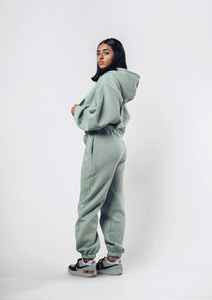 Nouvel ensemble personnalisé de sweat à capuche et de jogging en molleton, ensemble de vêtements de détente en coton mélangé, survêtement, logo personnalisé, coupe-vent en molleton - Product Image 6