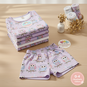 ชุดเสื้อผ้าผ้าฝ้ายสำหรับเด็กและเด็กวัยหัดเดินคุณภาพระดับพรีเมียม (พิมพ์ลายยูนิคอร์น) - Product Image 6