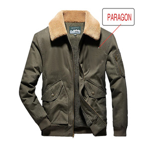 Blouson aviateur blanc sur mesure avec motif classique design 3D par sublimation style urbain - Product Image 3