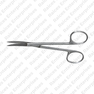 Tijeras profesionales de IRIS de acero inoxidable hechas en fábrica, instrumento médico, tijeras de IRIS quirúrgicas de punta recta y curva - Product Image 1