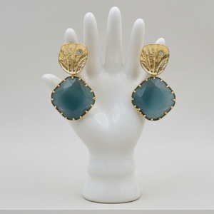 Pendientes de oro antiguos hechos a mano de lujo, joyería étnica india, pendientes llamativos, ideales para novias y ocasiones especiales - Product Image 6