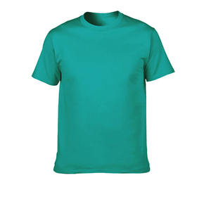 Camiseta Cultural Personalizada OEM de 180g con Bordado y Estampado, Transpirable, de Algodón Puro, Casual, de Manga Corta con Logotipo, Diseño de Color Liso - Product Image 4