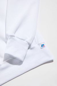 Sudadera con Capucha Personalizada con Cuello Redondo para Mujer, Invierno 2026, 100% Algodón, Estilo Americano de Marca Moderna, Manga Larga, Costuras, Color Sólido - Product Image 5