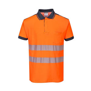 เสื้อโปโลแขนสั้นสะท้อนแสงระบายอากาศโลโก้ตามสั่ง - Product Image 6