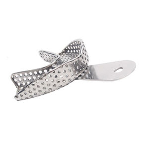 Bandeja de Impresión Dental Manual de Acero Inoxidable con Logotipo Personalizado, Estilo Único, Medistar MIC-DIT-08, Certificación CE, 1 Año de Garantía, en Stock - Product Image 6