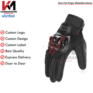 Guantes de Protección para Motociclismo, Dedos Completos, Antideslizantes, Transpirables, con Nudillos Reforzados, para Ciclismo al Aire Libre - Product Image 3