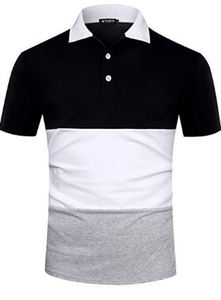 เสื้อโปโลชายแบบปรับแต่งได้ กระดุมติดหน้า ผ้าฝ้ายพิมพ์ลาย 100% ป้องกันแบคทีเรีย เหมาะสำหรับกีฬาคริกเก็ต กอล์ฟ พร้อมลายชื่อผู้เล่นทีม - Product Image 4