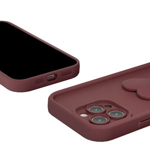 Vendita calda con foro pieno per <span class=keywords><strong>vino</strong></span> <span class=keywords><strong>rosso</strong></span> TPU Soft Case Design a cuore per iPhone - Product Image 6