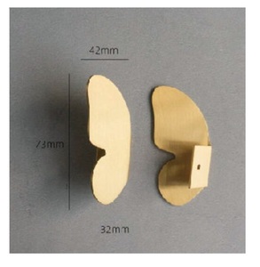 Bouton en laiton en forme de papillon tirer armoire tiroir pour la maison commode porte armoire meubles décoratif cuisine armoire poignée boutons - Product Image 3