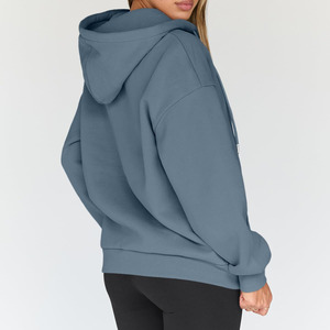 Sweat à capuche d'impression bouffante de broderie personnalisée de haute qualité pour confortable éponge surdimensionné vierge sweats à capuche et sweat-shirts pour femmes - Product Image 4