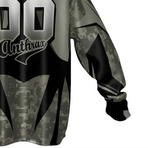 Maillots de paintball en gros au Pakistan, sur mesure, maillots de paintball rembourrés / maillots de paintball sublimés personnalisés OEM - Product Image 5