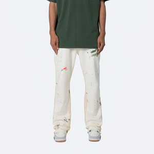 Pantalon de haute qualité Design personnalisé Pantalon de survêtement évasé à coupe ample pour hommes Baggy Flare Pantalon de survêtement pour hommes - Product Image 1