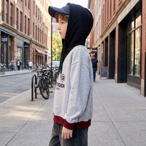 Vêtements pour adolescents, automne-hiver, sweat à capuche pour enfants, <span class=keywords><strong>pull</strong></span> respirant doublé de polaire, sweat-shirt chaud et tendance pour garçons - Product Image 2